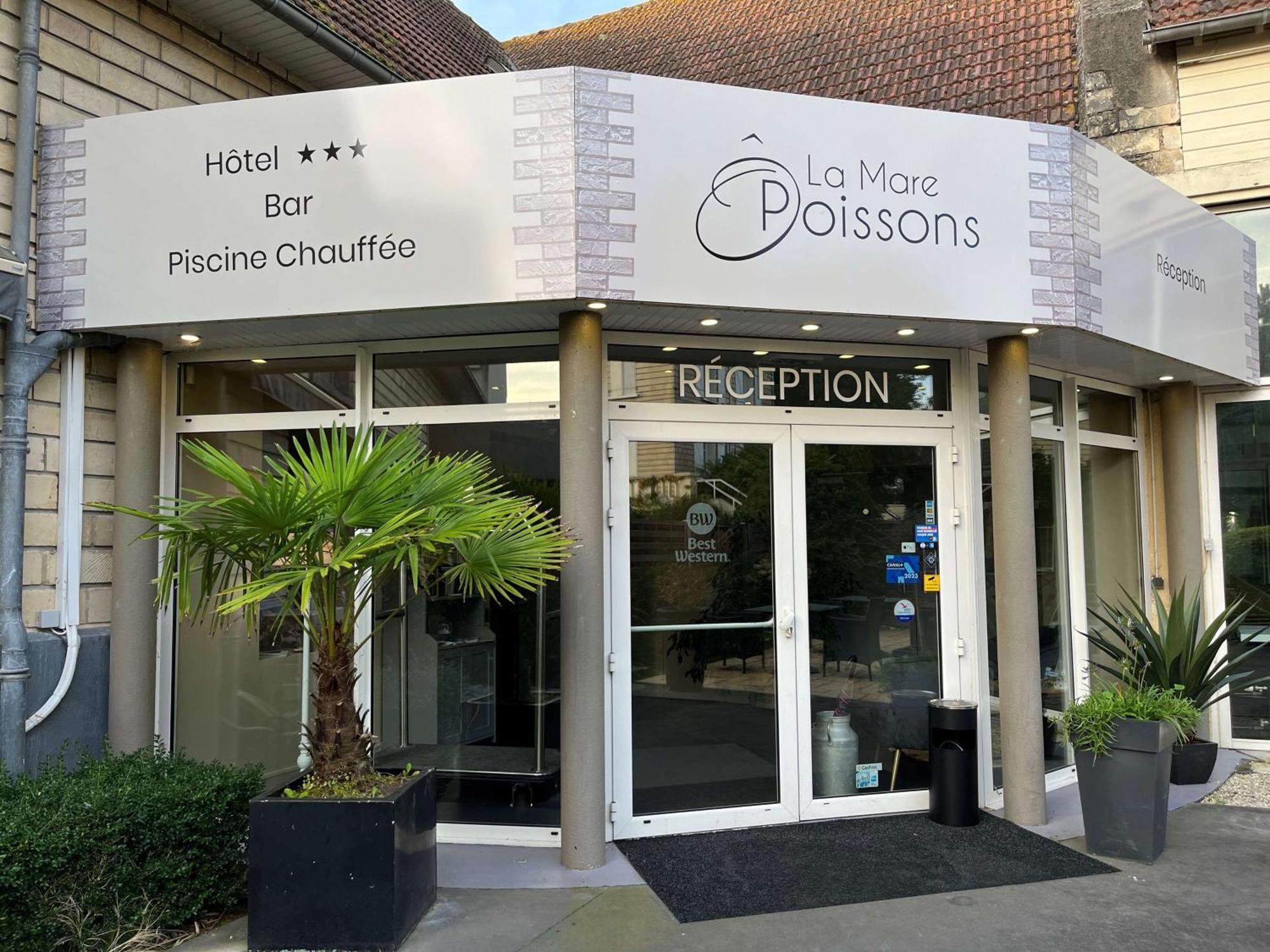 Hotel Best Western La Mare O Poissons Ouistreham Exterior foto