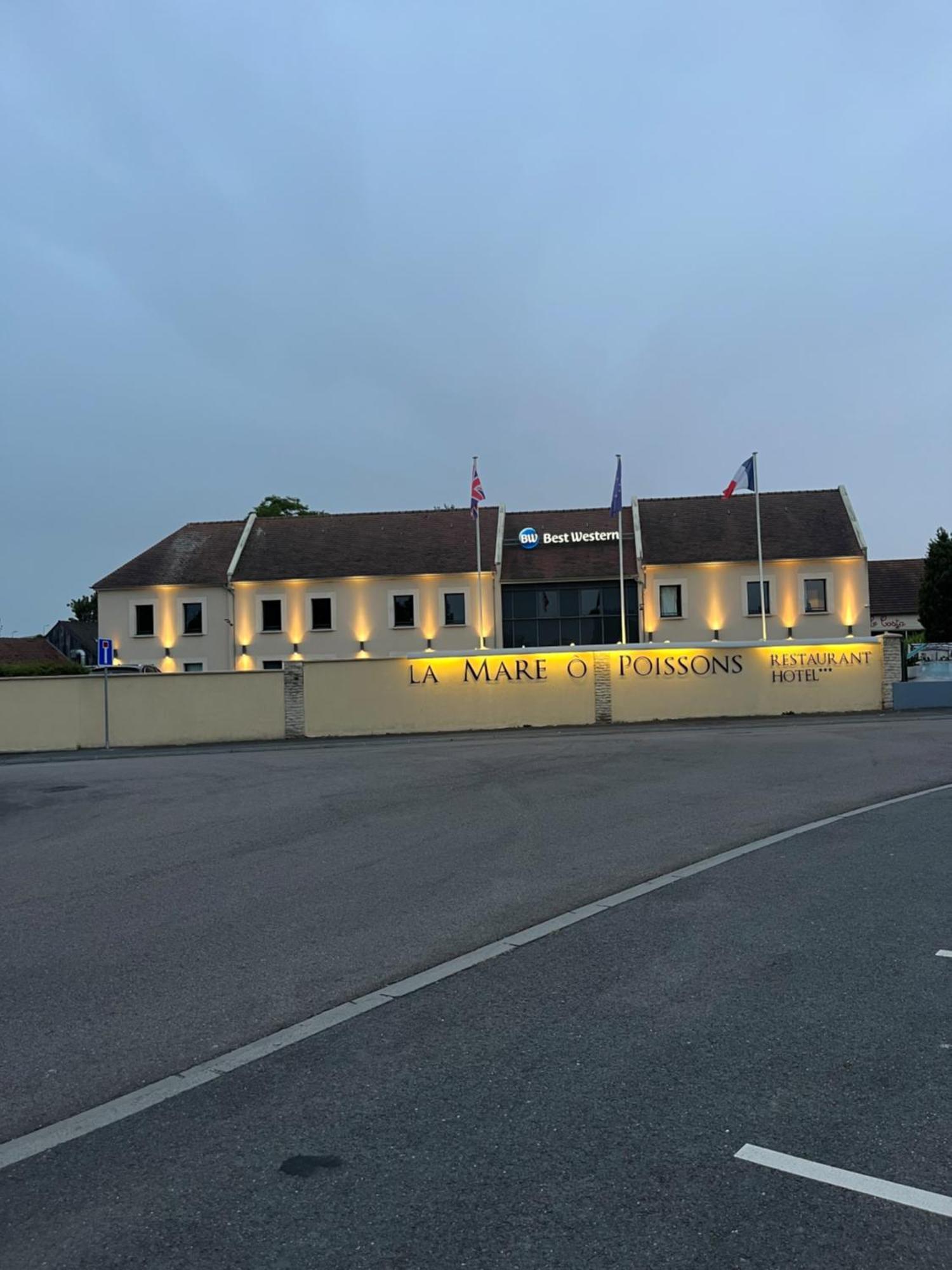 Hotel Best Western La Mare O Poissons Ouistreham Exterior foto